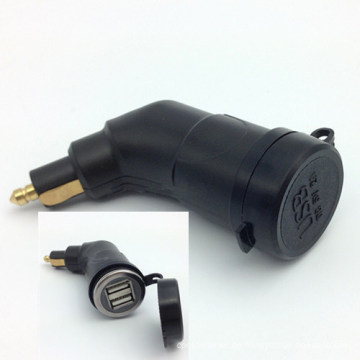 Motorrad Dual-USB-Stecker 2AMPS Fahrrad-Ladegerätstecker